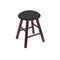 Holland Bar Stool Co Oak Vanity Stool, Dark Cherry Finish, Graph Ruby Seat RC18OSDC008 - alternate 1